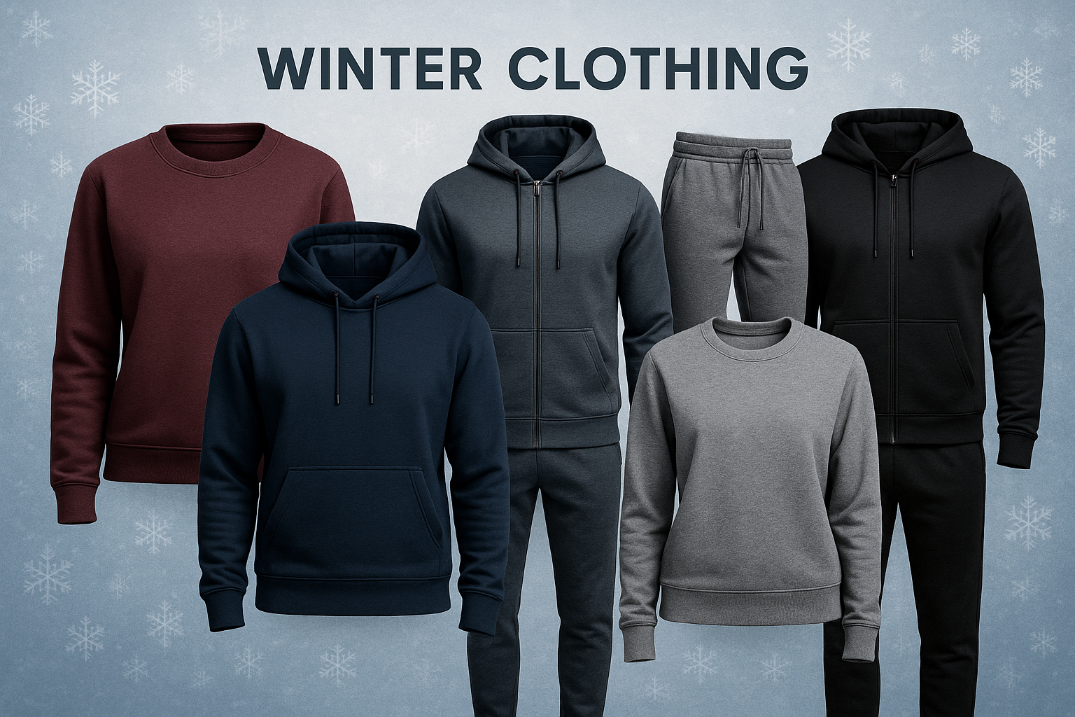 MAKE IT LIKE WINTER SWEATSHIRT AND TRACKSUIT