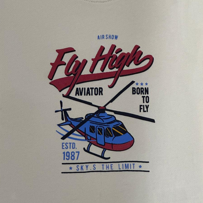 Flying Helicopter Sweatshirt