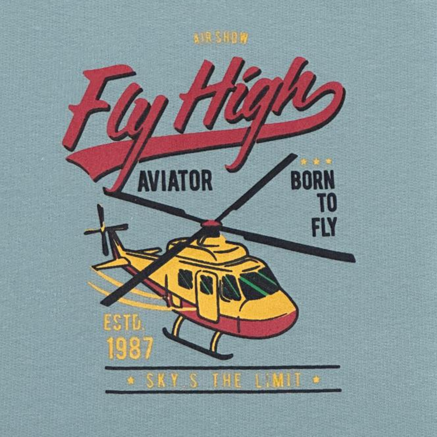 Flying Helicopter Sweatshirt