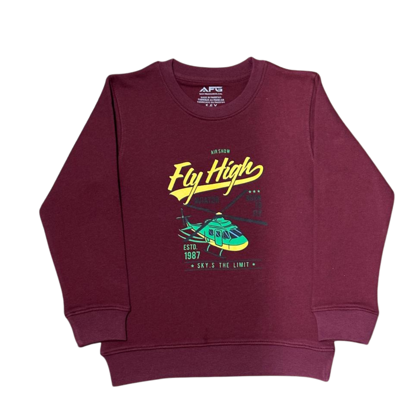 Flying Helicopter Sweatshirt