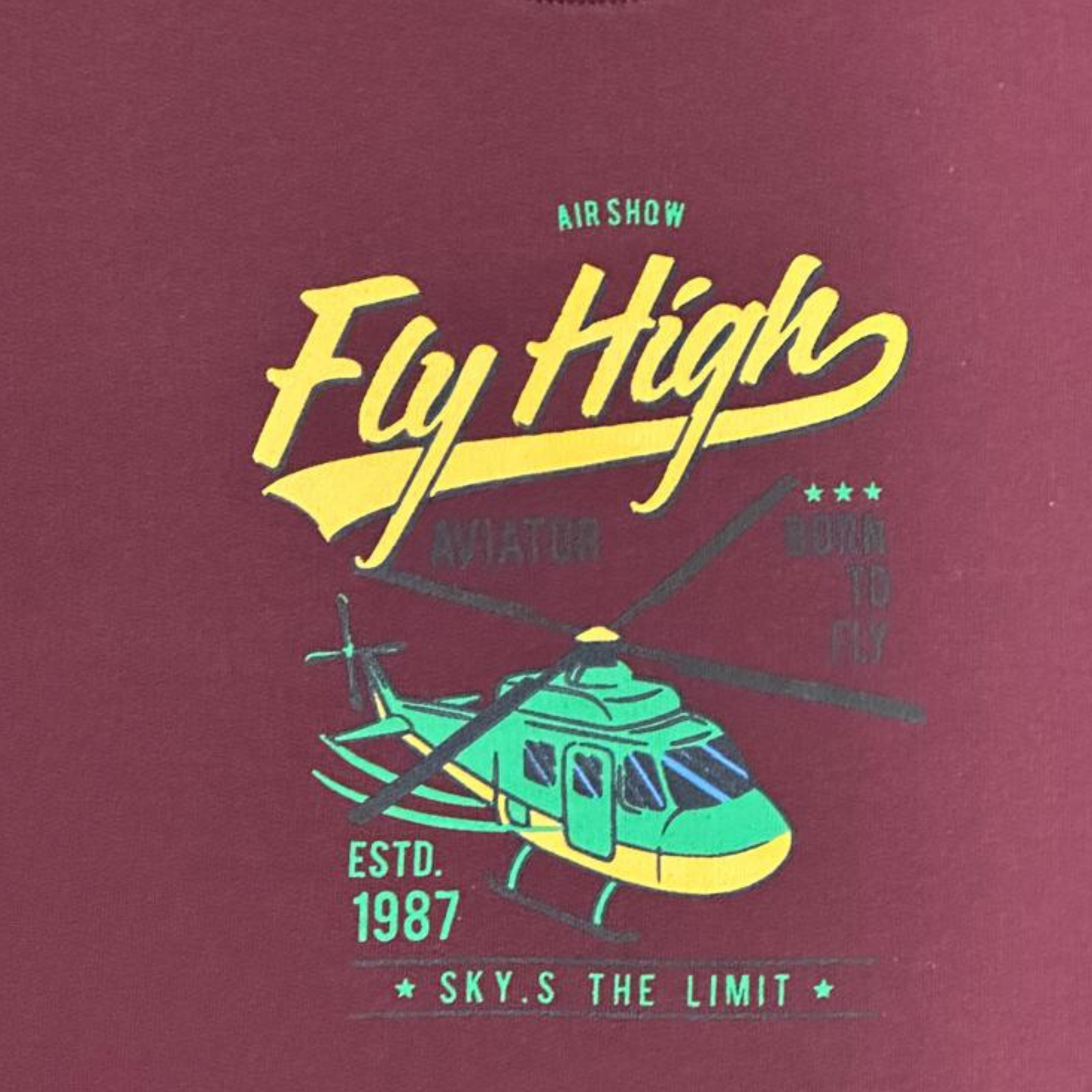 Flying Helicopter Sweatshirt