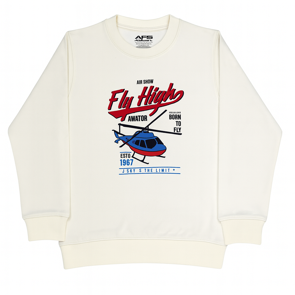 Flying Helicopter Sweatshirt