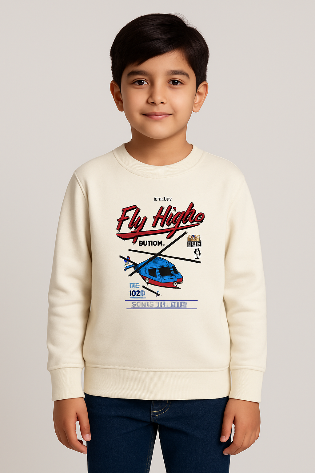Flying Helicopter Sweatshirt