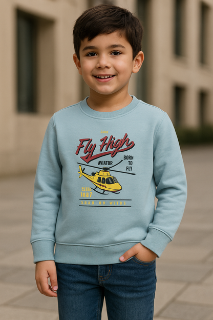 Flying Helicopter Sweatshirt